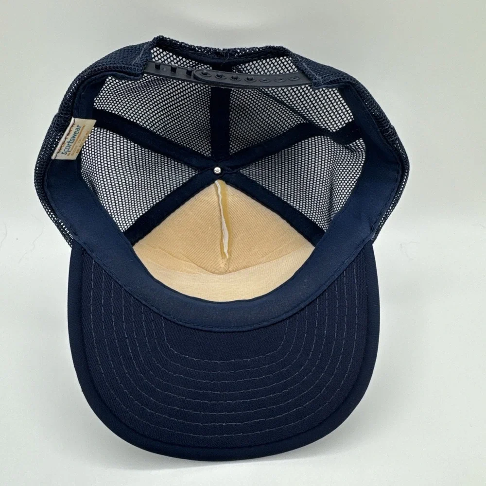 Vintage 1985 Oshkosh Air Show Trucker Hat Wittman Field Wisconsin Snapback Cap